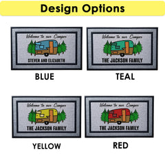 Personalized Camper Mats - Our Camper