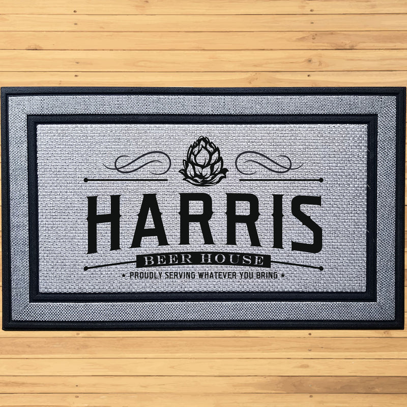 Personalized What You Bring Beerhouse Indoor/Outdoor Door Mat