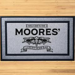 Personalized Luxury Hops Home Bar Indoor/Outdoor Door Mat