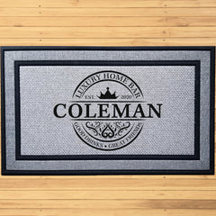Personalized Luxury Home Bar Indoor/Outdoor Door Mat