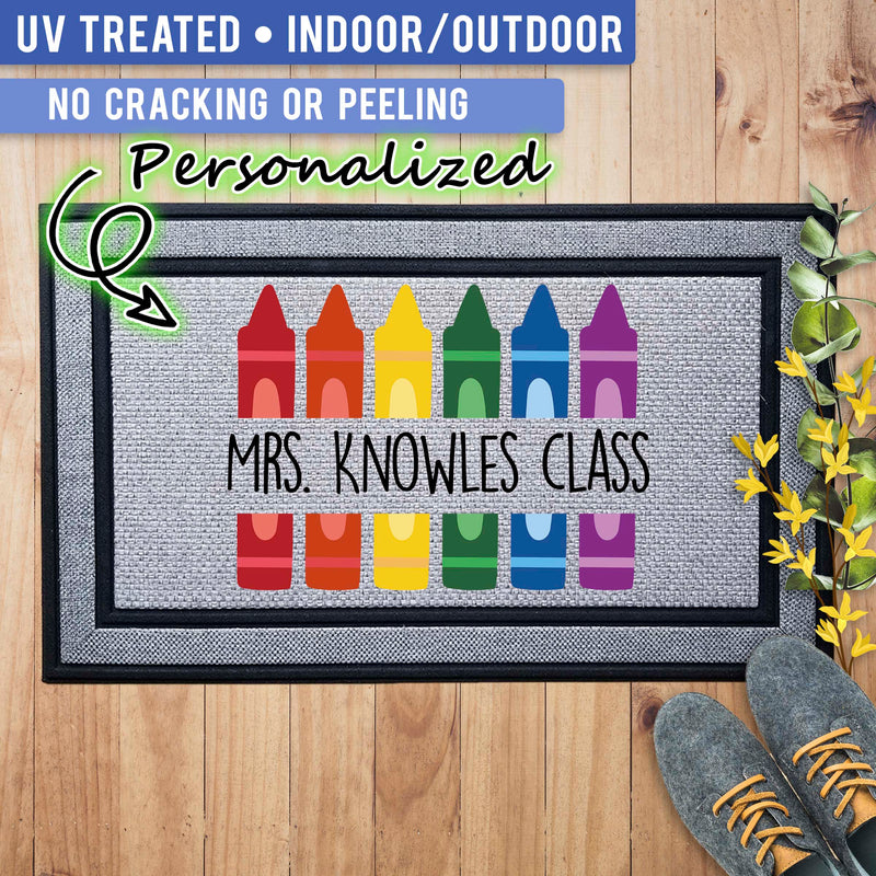 Personalized Teacher Classroom Indoor/Outdoor Door Mat