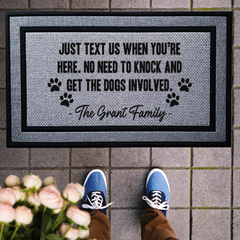 Just Text Us Indoor/Outdoor Door Mat