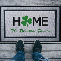 Personalized Home Clover Indoor/Outdoor Door Mat