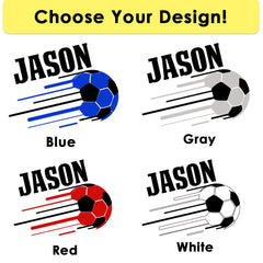Handmade Personalized Soccer Reversible Sequin Pillow Case