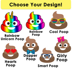 Handmade Personalized Rainbow Poop Reversible Sequin Pillow Case
