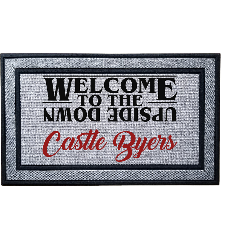 Personalized Upside Down Indoor/Outdoor Door Mat