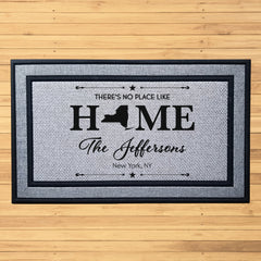 Personalized No Place Like Home Indoor/Outdoor Door Mat