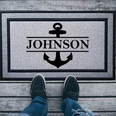 Personalized Anchor Indoor/Outdoor Door Mat