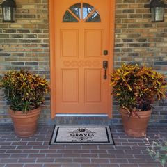 Personalized Anniversary  Indoor/Outdoor Door Mat