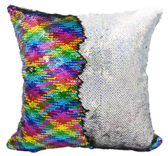 Handmade Personalized Ampersand Name Sequin Pillow Case