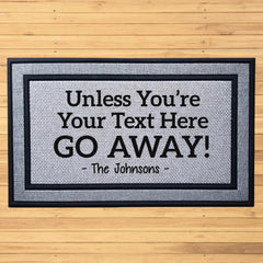 Go Away Doormat