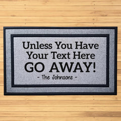 Go Away Doormat