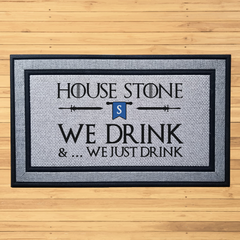 We Drink and We Know Things Multi Options Indoor/Outdoor Door Mat