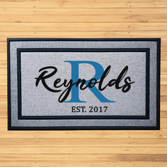 Monogram Doormat Indoor/Outdoor